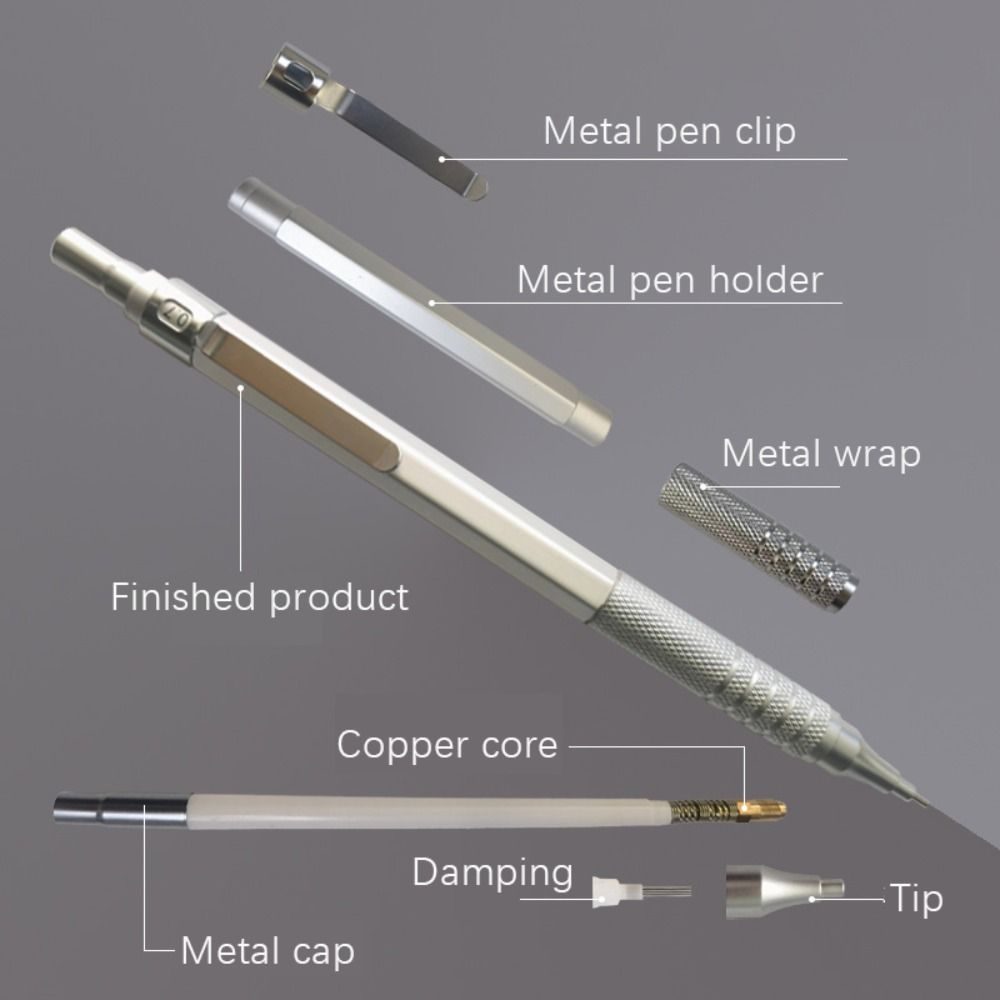Mechanical Pencil 0.3 - Creatieve Metalen Mechanische Potlood Schrijfwaren Lage