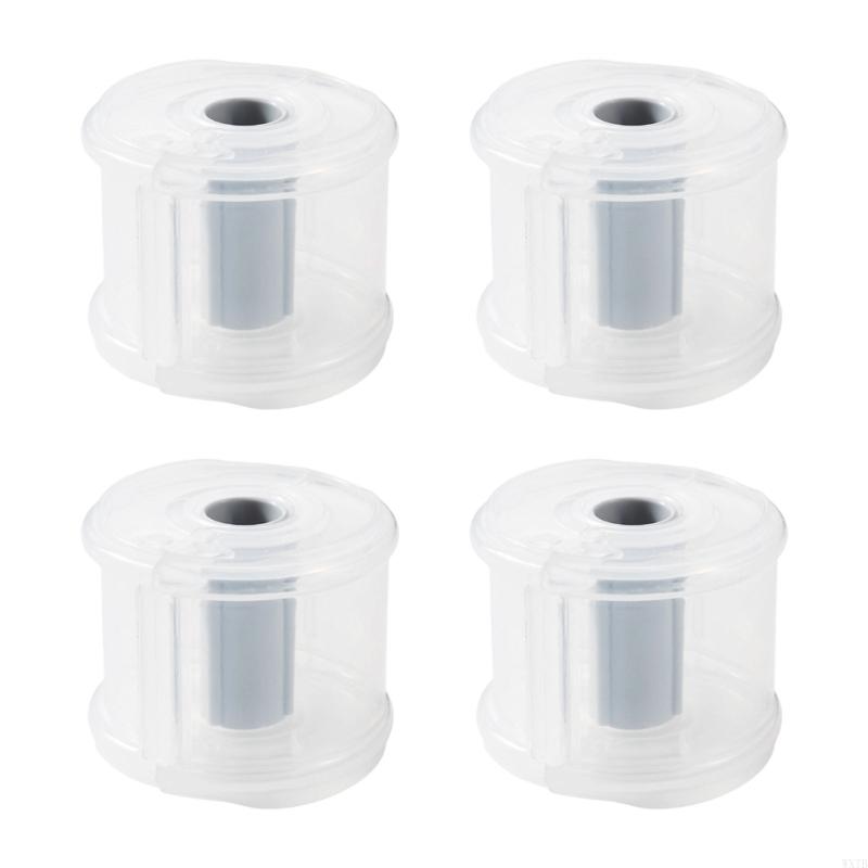 Tape Dispenser Weighted - 4-delige plastic tape-opslagcontainer Efficiënte snijfunctie Compact