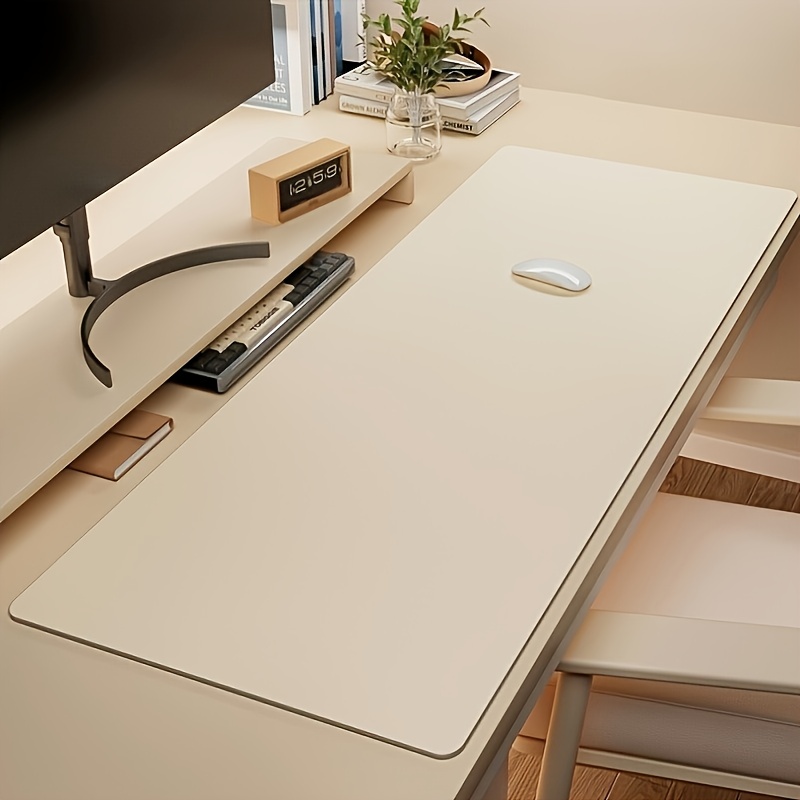 Leather Desk Pad - 1 stuks grote muismat van PU-leer,
