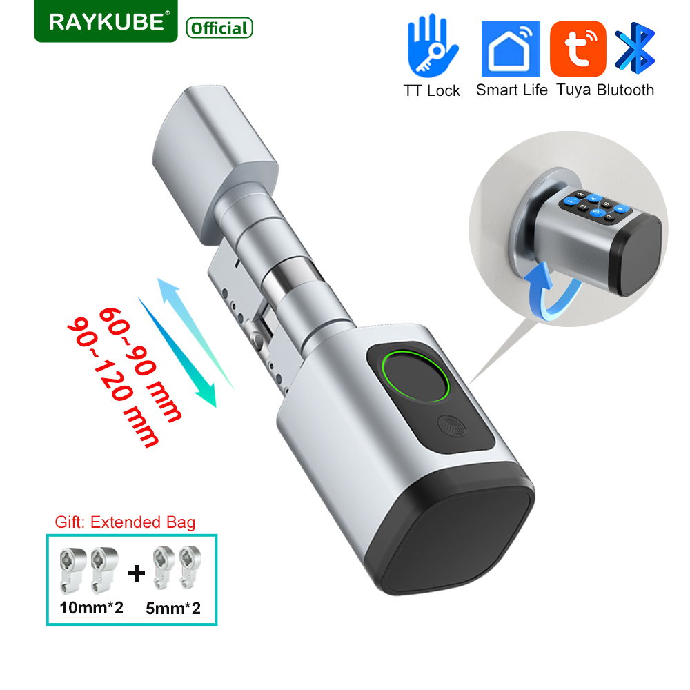 Letter Opener Brass - RAYKUBE V1 Verstelbaar TT-slot / Tuya