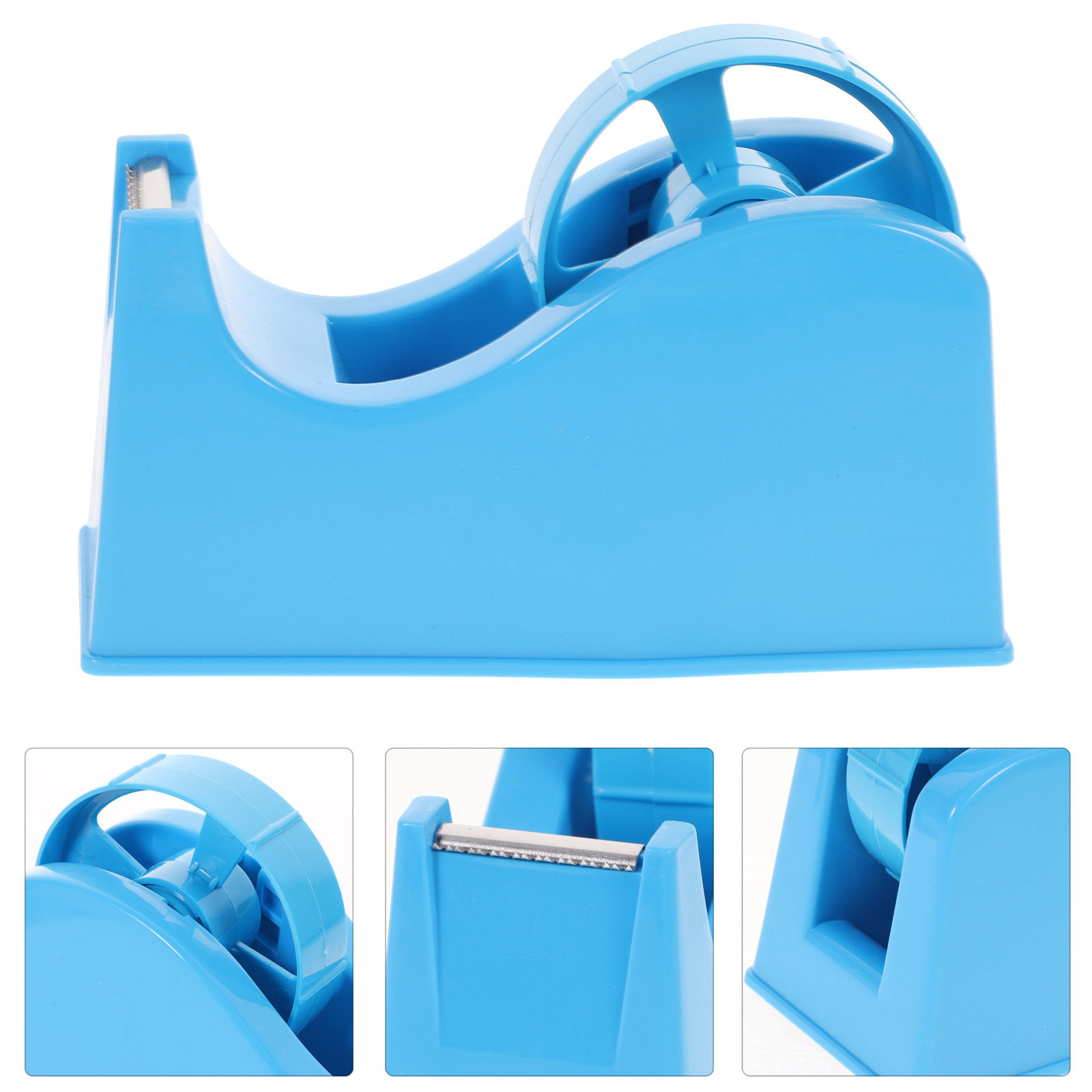 Tape Dispenser Weighted - Bureau-tapedispenser met verzwaarde basis, antislip tapesnijder,