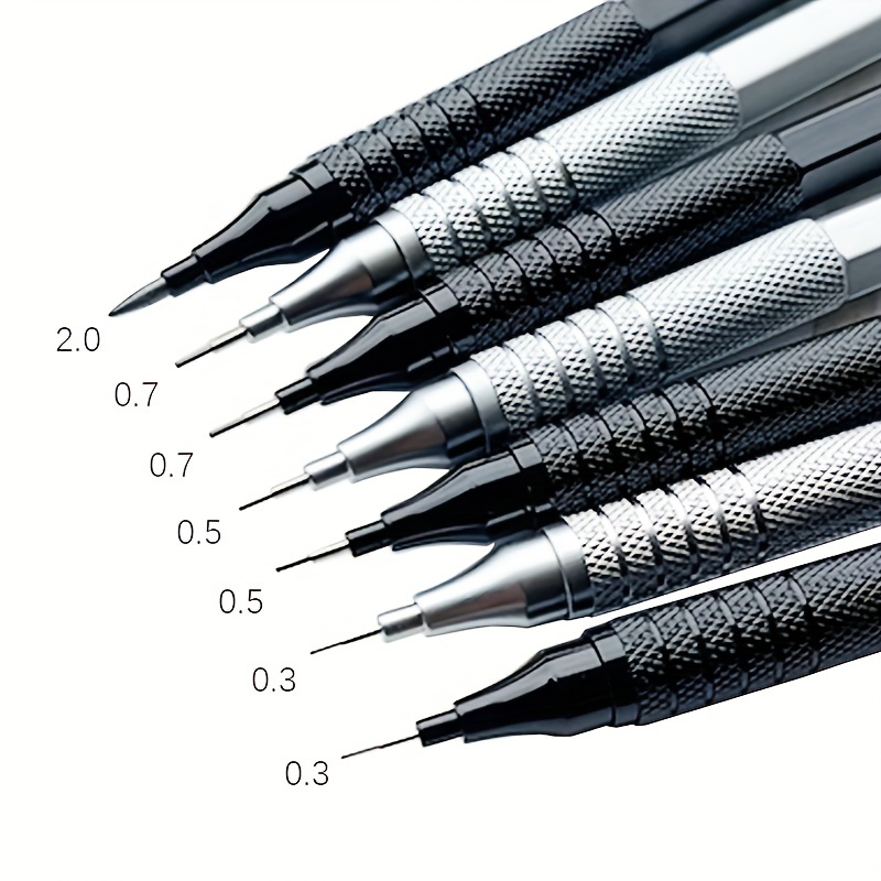Mechanical Pencil 0.3 - 1Pc Vulpotlood 0.3/0.5/0.7/2.0mm Laag Zwaartepunt Metalen