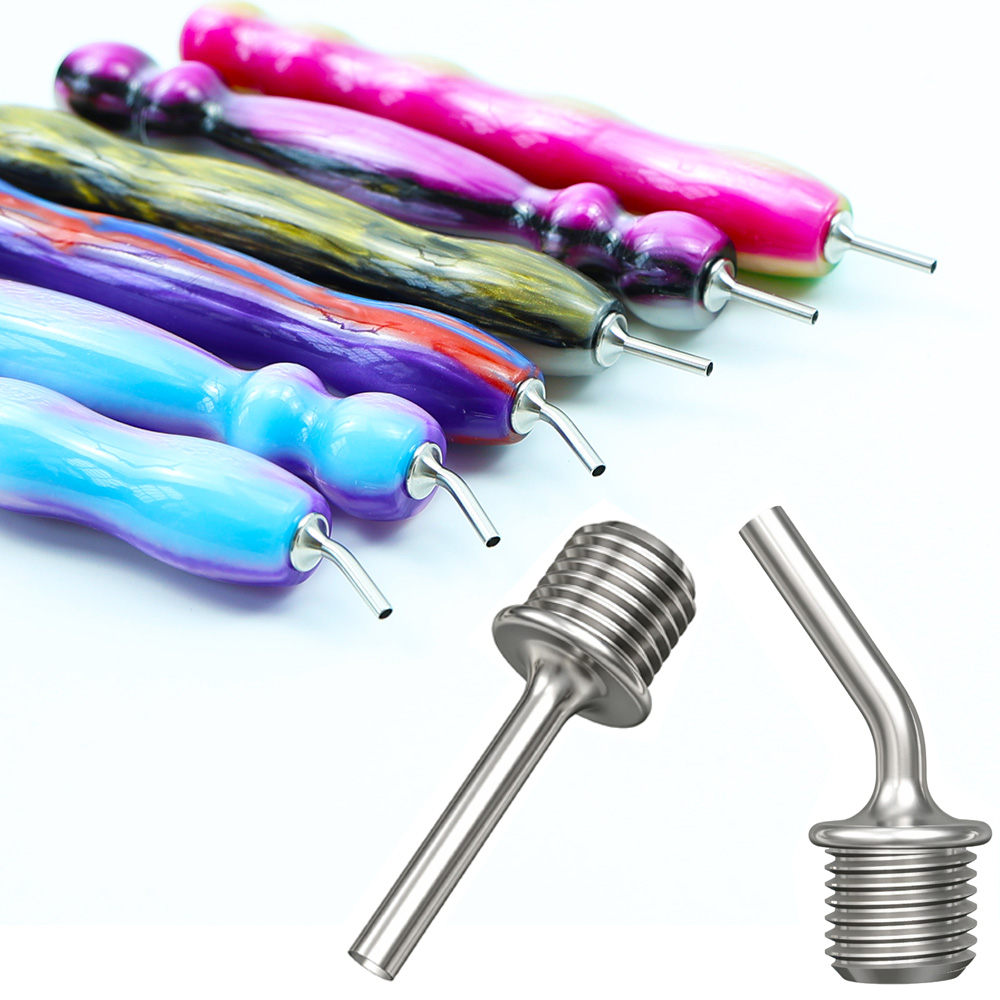 Correction Pen Fine - Ultrafijne schuine diamantpenseelpunt, fijne metalen vervangende