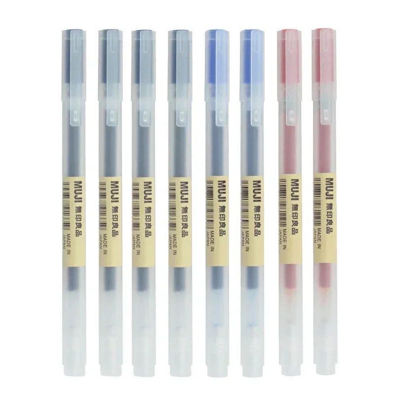 6/8 stks/set MUJIs Gel Pen Zwa - Muji Stationery Gel Pen recensie en prijs