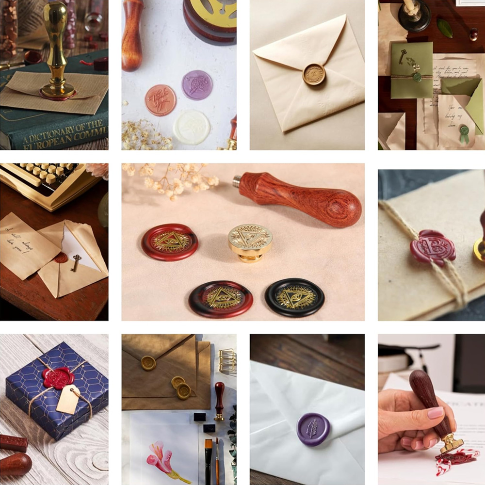 Aangepaste waszegelstempel, ge - Wax Seal Stamp Set recensie en prijs