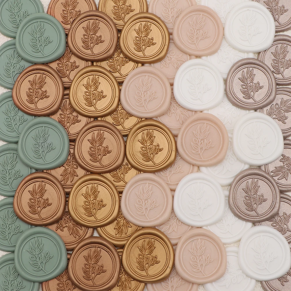 25 stks/set Olijftakken Bladpa - Wax Seal Stamp Set recensie en prijs