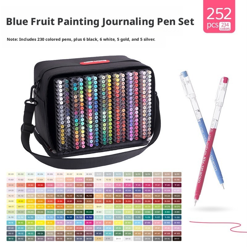252-delige set met 234 kleuren - Correction Pen Fine recensie en prijs