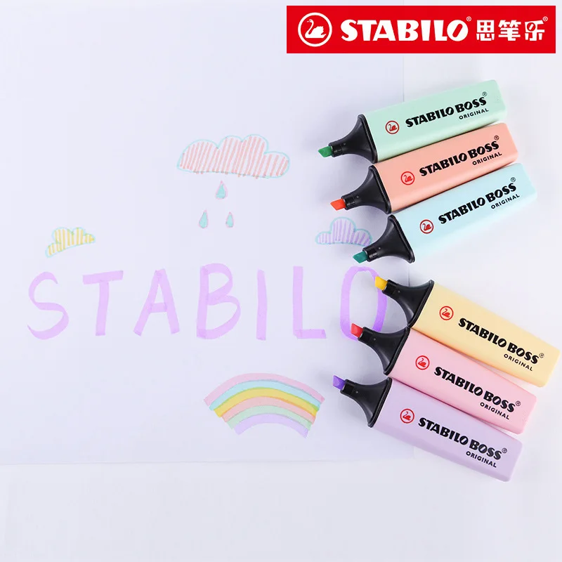 6 kleuren STABILO BOSS Macaron - Stabilo Marker Boss recensie en prijs