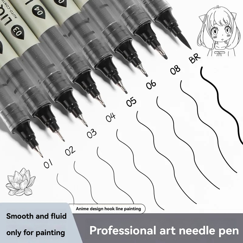 12-pack zwarte fineliner teken - Correction Pen Fine recensie en prijs