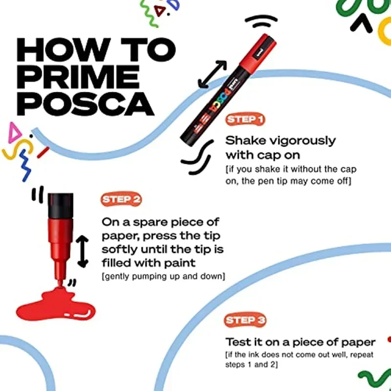 Uni Posca Art Marker Set 7/8/1 - Correction Pen Fine recensie en prijs