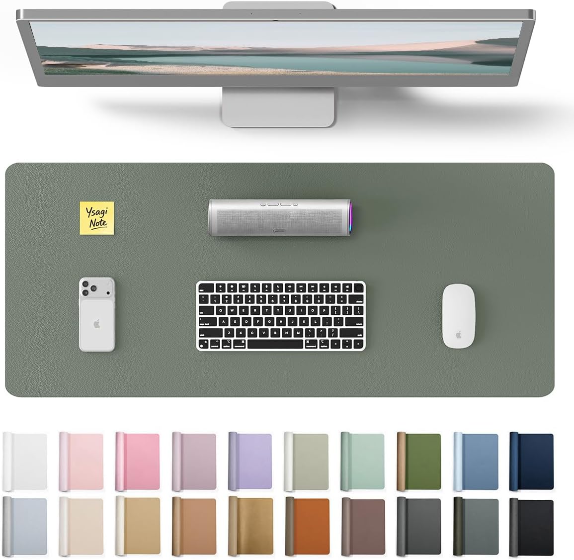Leren bureau-onderlegger, grot - Leather Desk Pad recensie en prijs