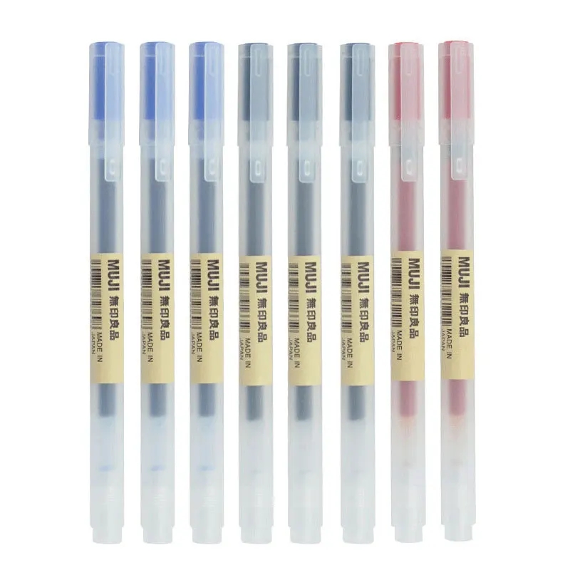 3-6 Stuks Kawaii Gel Pen Zwart - Muji Stationery Gel Pen recensie en prijs