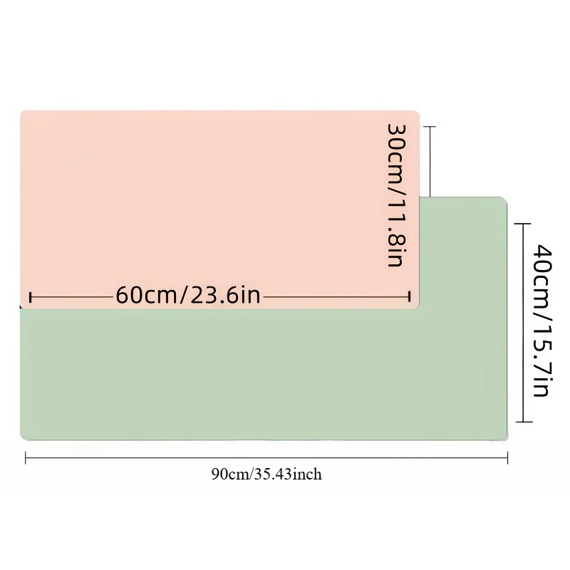 1pc grote kunstleer muismat, a - Leather Desk Pad recensie en prijs