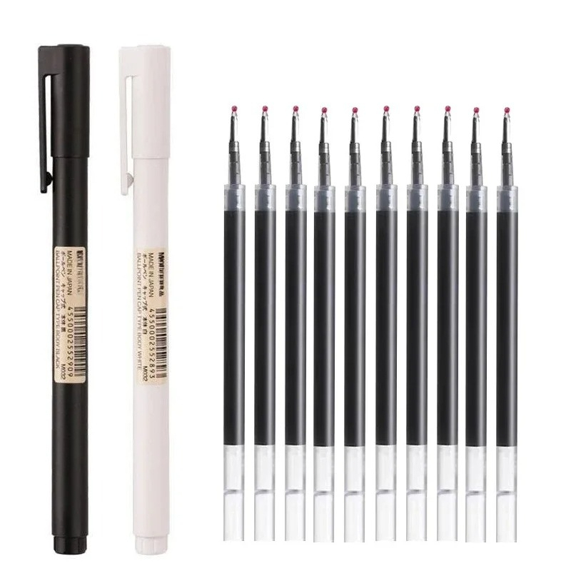 0,5 mm zwarte gelpennen met pu - Muji Stationery Gel Pen recensie en prijs