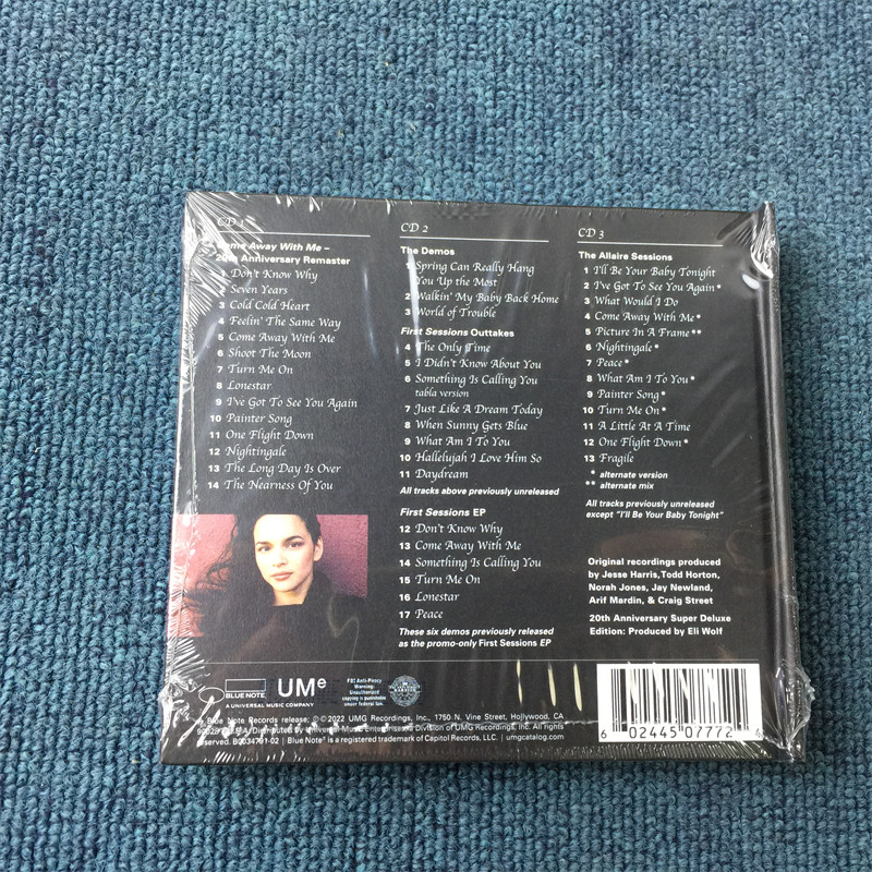 CD Come Away With Me 3CD 20e v - Archive Box Set recensie en prijs