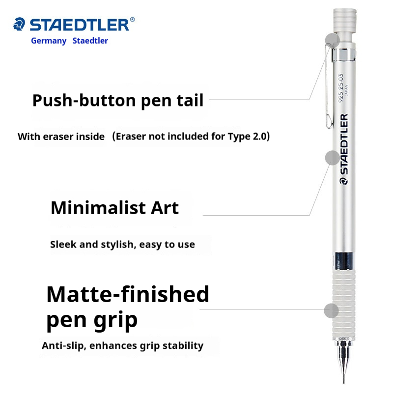 Staedtler 925 volledig metalen - Mechanical Pencil 0.3 recensie en prijs