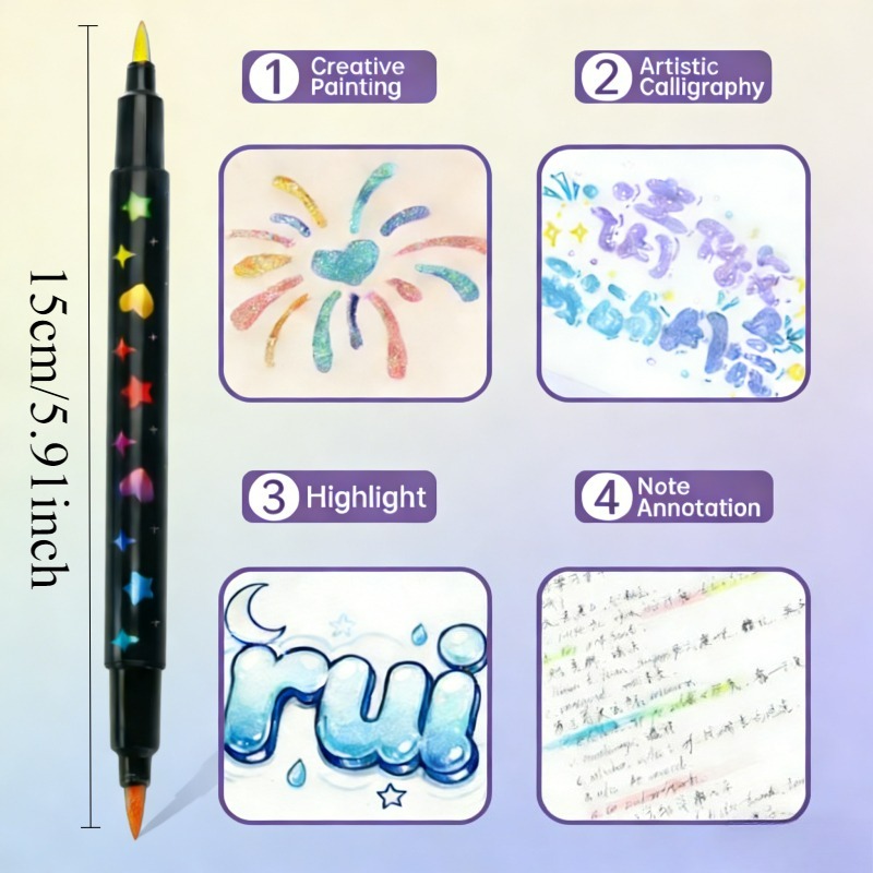 96/24 kleuren dubbelzijdige gl - Correction Pen Fine recensie en prijs