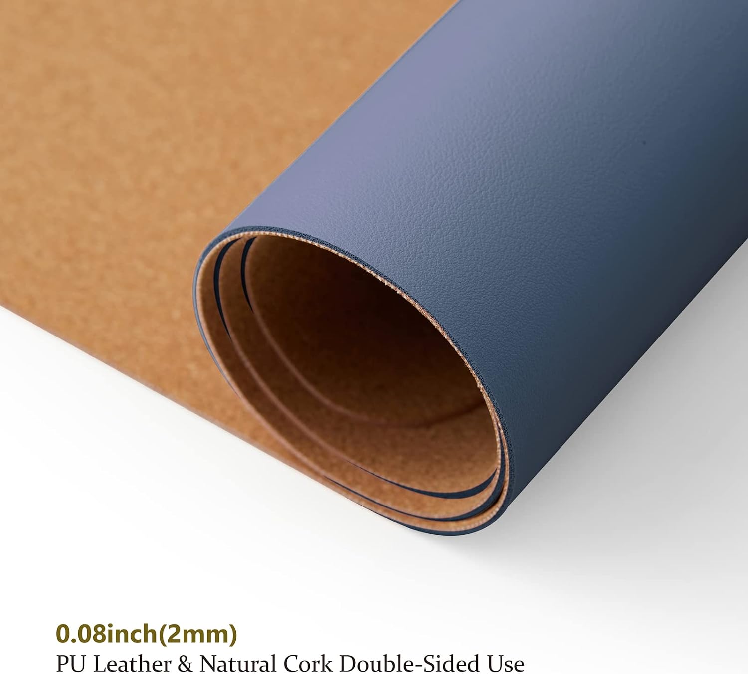 Kurken bureau-onderlegger dubb - Leather Desk Pad recensie en prijs